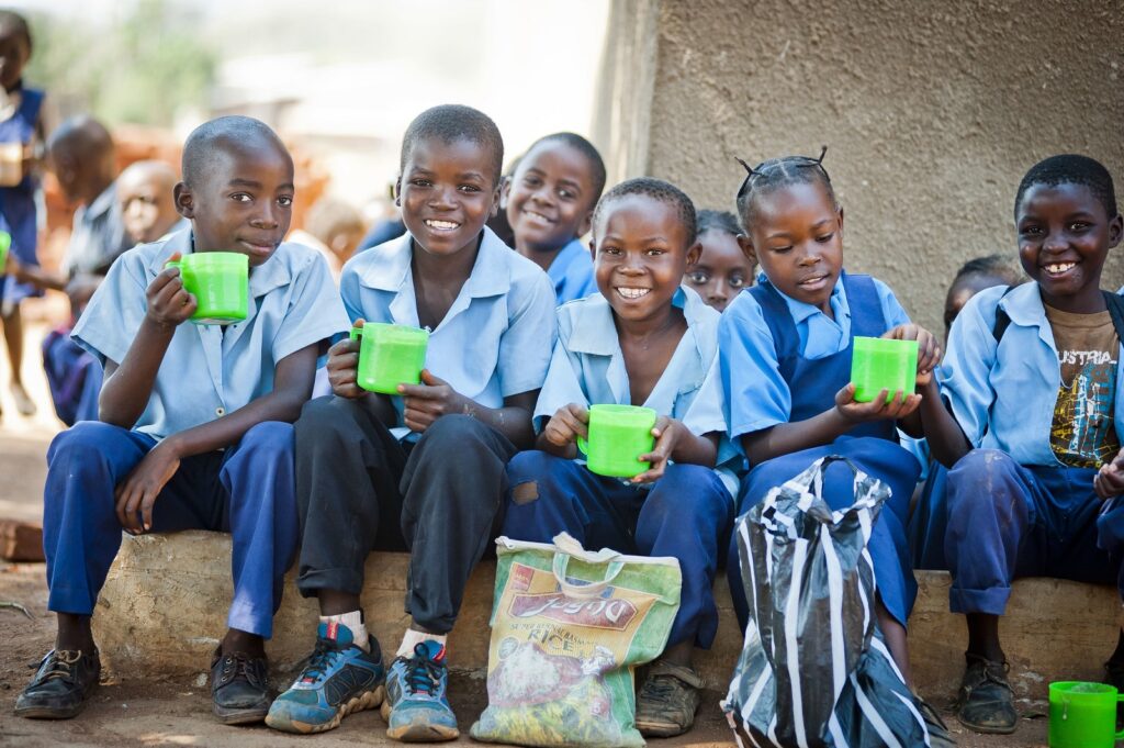 The Double The Love campaign will help Mary's Meals reach more hungry children in Zambia