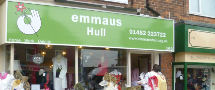 Emmaus shop in Hull 
