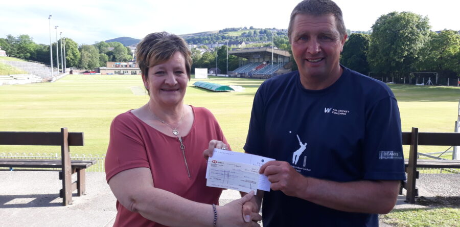 Ebbw Vale Cricket Club Receives £500 from the Pavers Foundation