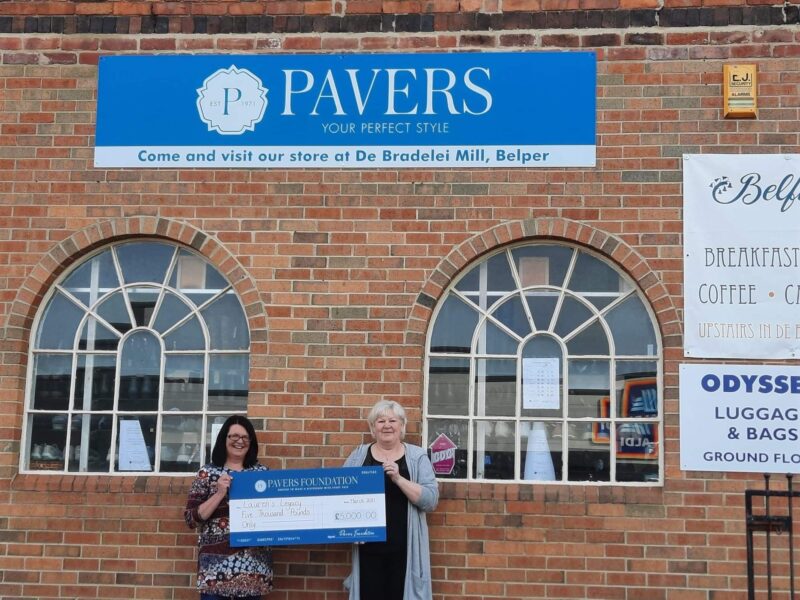 Pavers Foundation Donates £5,000 in Memory of Lauren Elliott