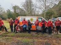 Pavers Foundation Hands £1,000 Donation to Hampshire Search and Rescue Dogs!